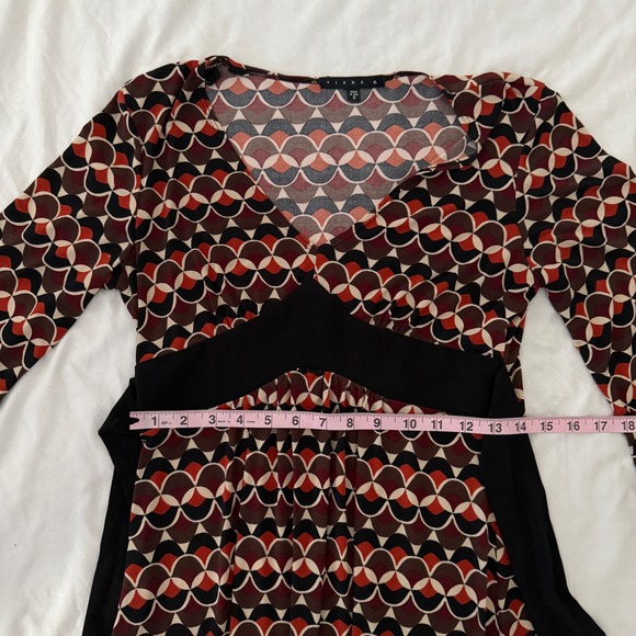 Vintage Tiana B Womens Y2K Babdydoll Dress S Geometric Preppy Boho Forest Fairy - Picture 5 of 7